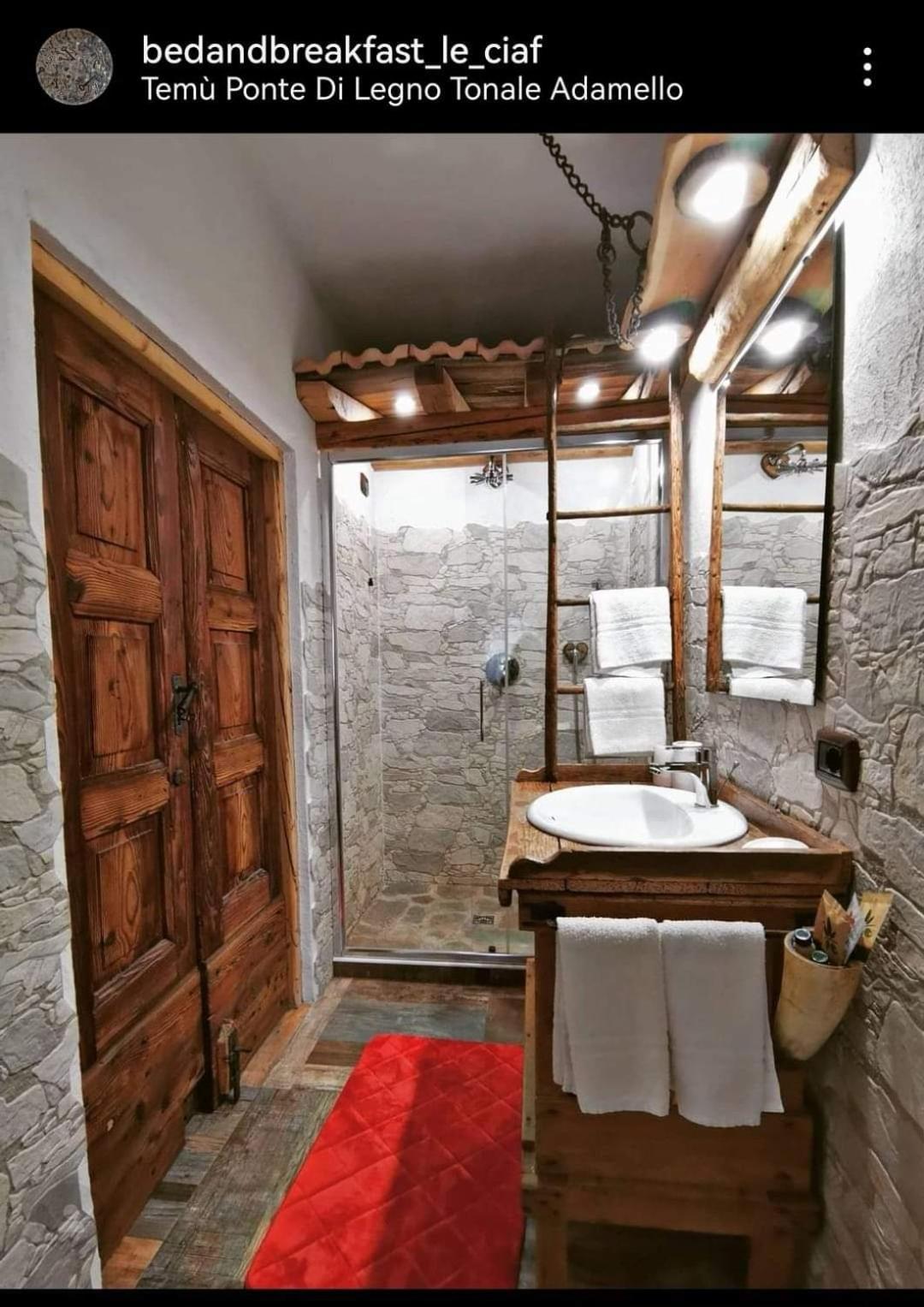B&B Le Ciaf Temù Екстериор снимка